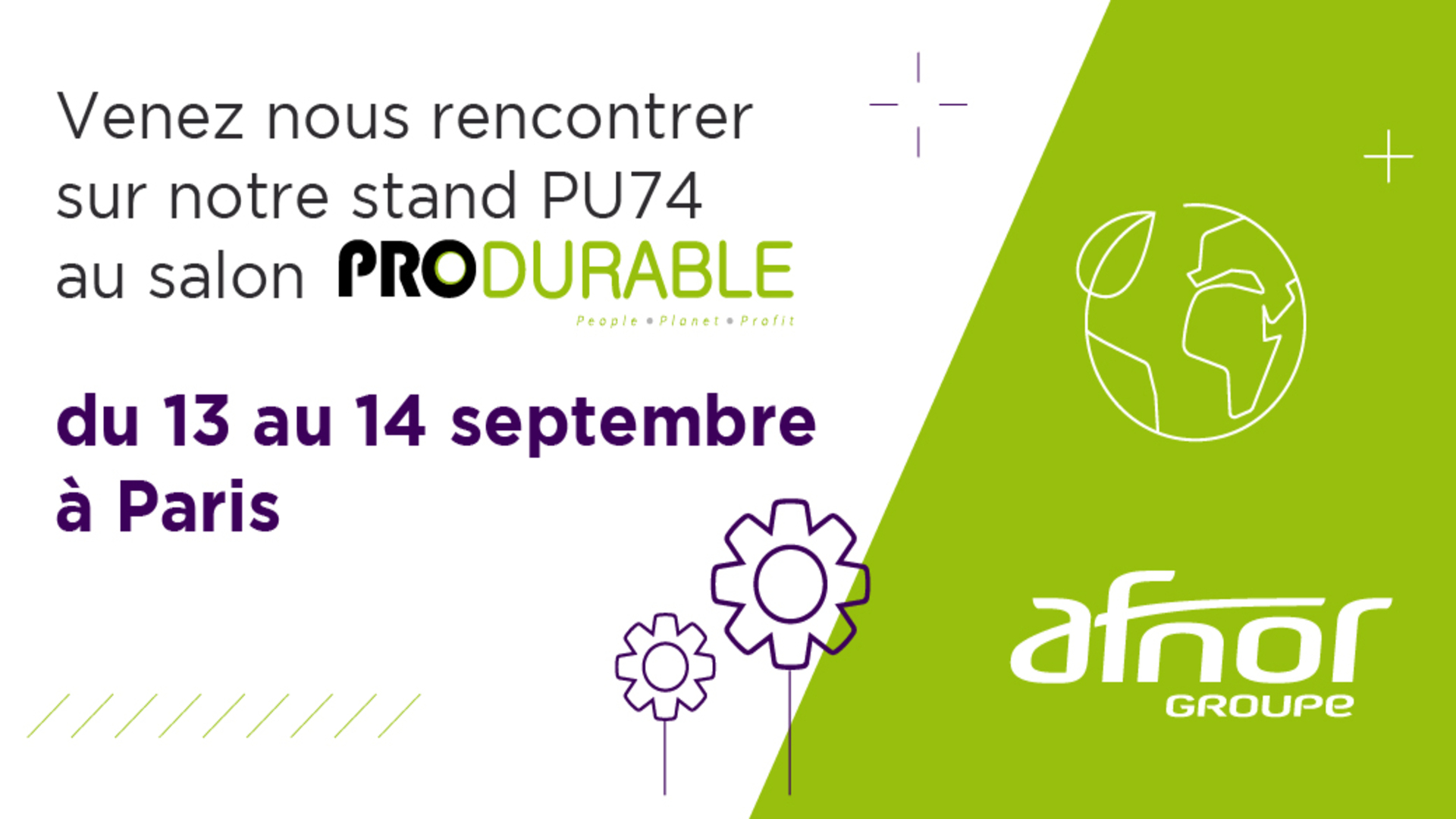 Salon Produrable 2022 les 13 et 14 septembre