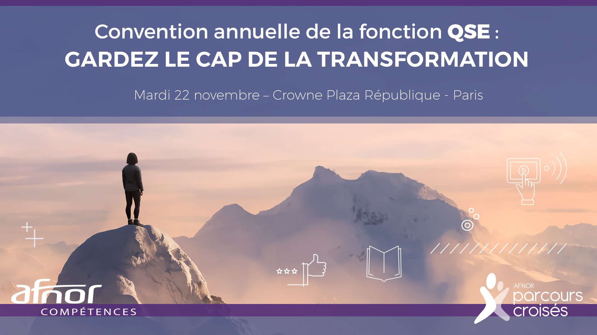 Bandeau Convention annuelle de la formation QSE