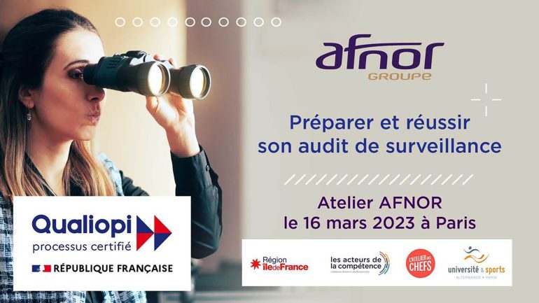 Audit de surveillance Qualiopi : atelier d’information au Conseil Régional d'Ile-de-France à Saint-Ouen-sur-Seine