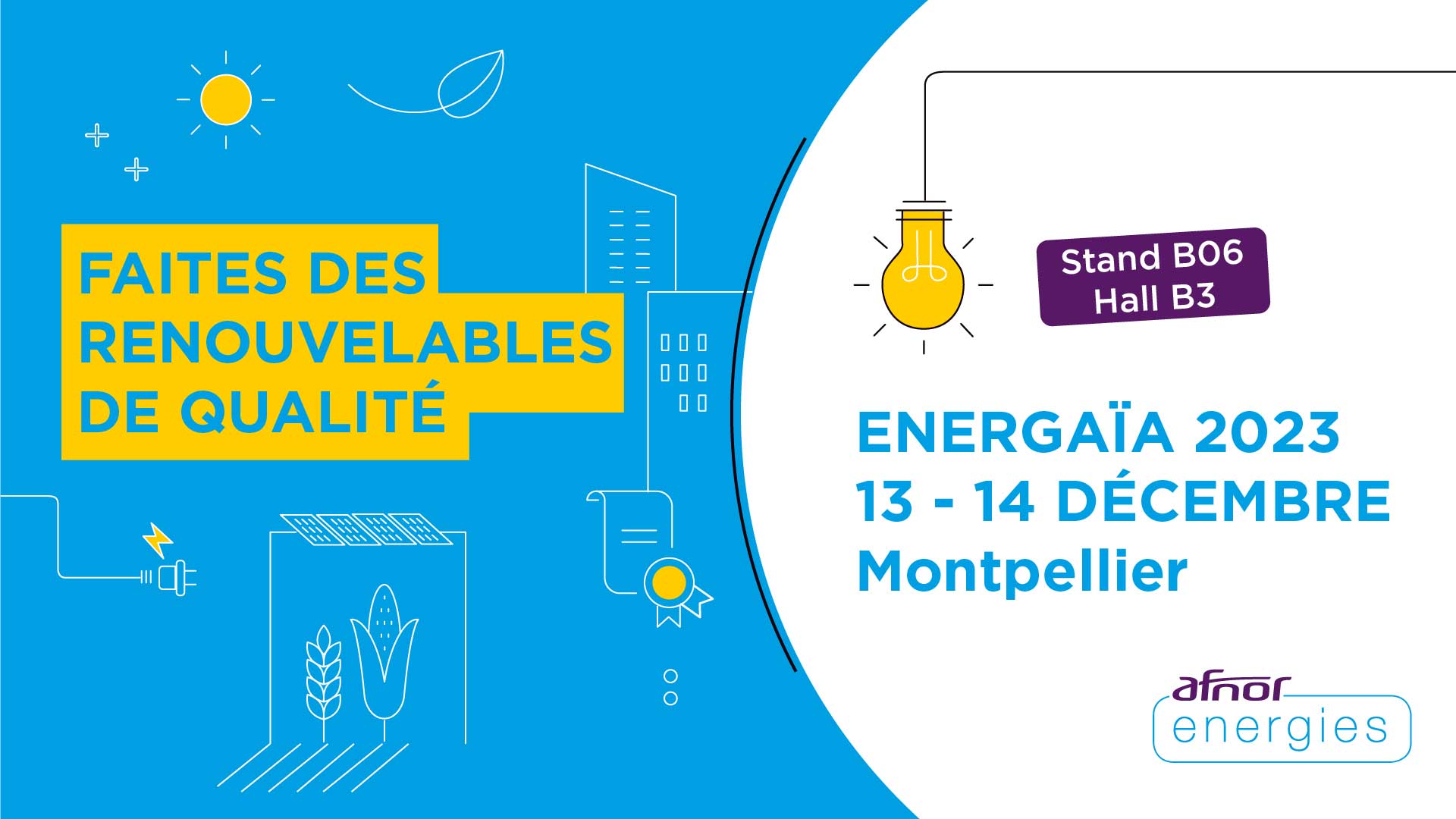 Forum ENERGAÏA les 13 et 14 décembre à Montpellier