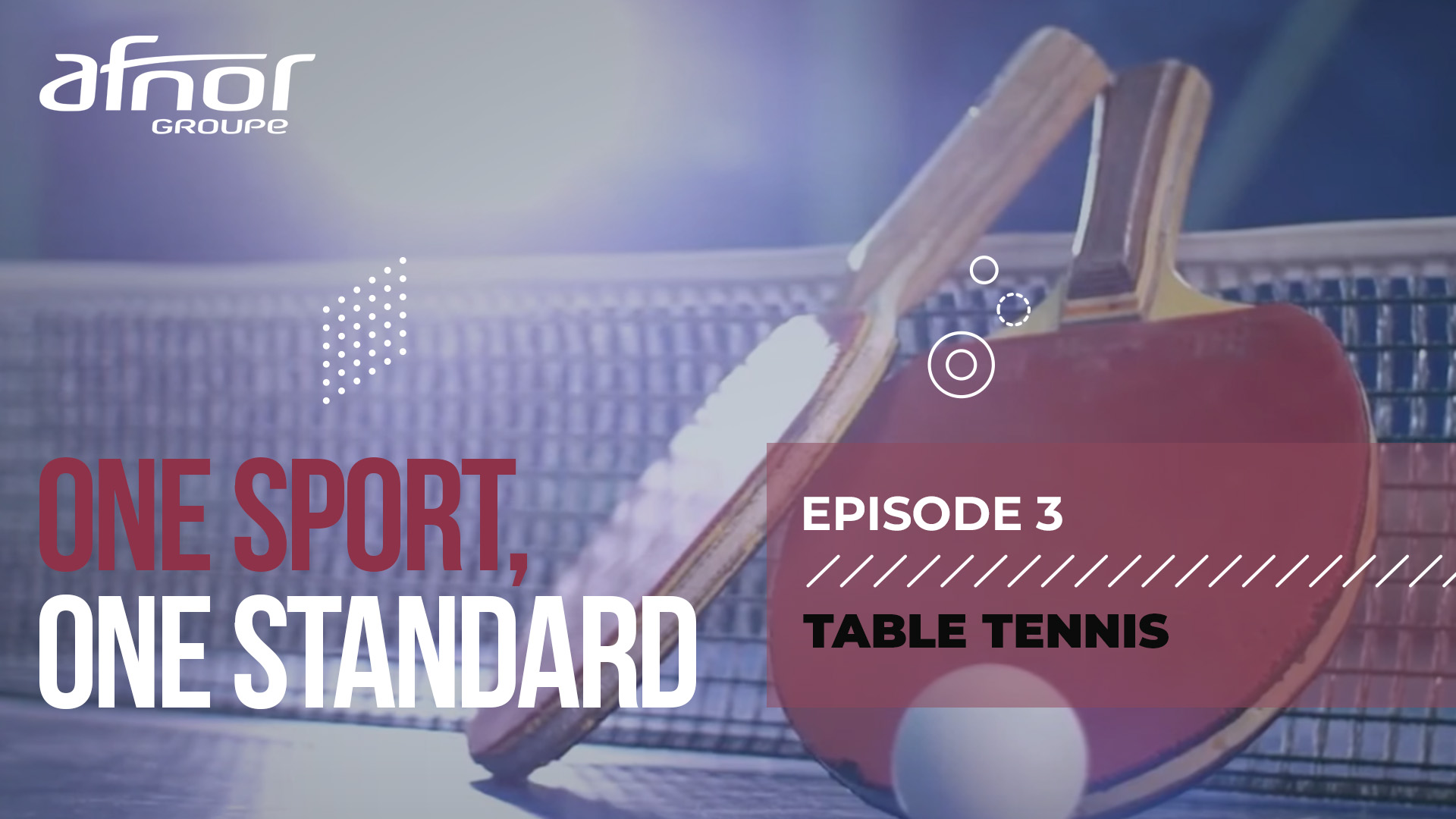 One sport, one standard-ping-pong