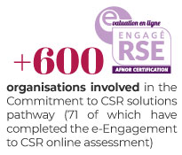 500 organizations committed to CSR