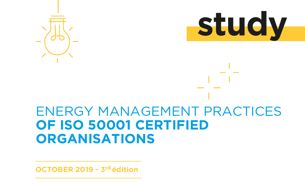 Afnor Etude banner: ISO 50001-certified companies save energy