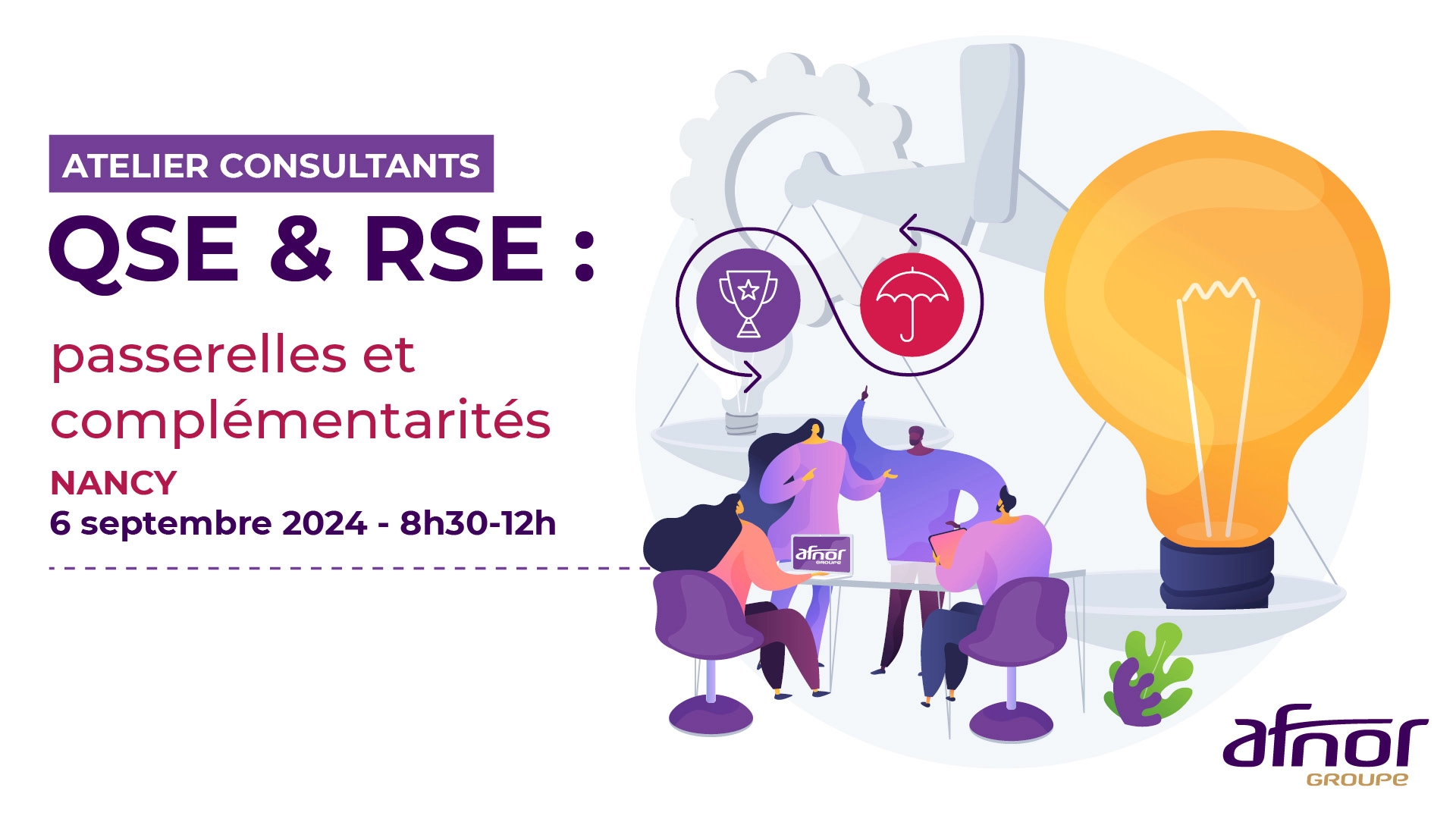 Atelier consultants du Grand-Est sur la thématique RSE/QSE