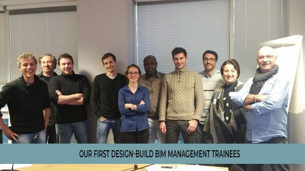 Design-build bim management trainees