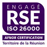 Logo engagé RSE ISO 26000 AFNOR Certification